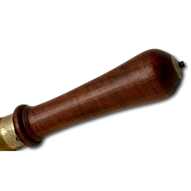 Unusually Very Large Size Antique American Brass Schoolhouse Bell - Circa Mid 19th Century For Sale - Image 11 of 18