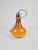 Vintage Scandinavian Drop Pendant Lamp in Brown Opal Glass and Chrome from Peill & Putzler, 1960s For Sale - Image 6 of 12