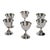 1950s Set of Six Mid Century Modern Alphonse La Paglia Sterling Silver Wine Goblets For Sale - Image 10 of 15