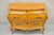 Antique Italian Rococo Louis XV Orange Painted Bombe Commode Chest of Drawers For Sale - Image 16 of 16