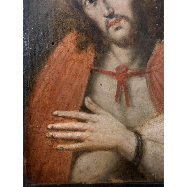 Italian Artist, Ecce Homo, Early 18th Century, Oil on Panel, Framed For Sale - Image 9 of 14