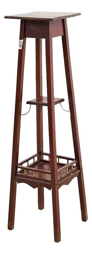 Vintage Wooden Vase Holder