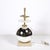 Modernist Mercury Glass Table Lamps With Leather Wrapped Bases by Lorin Marsh For Sale - Image 17 of 17