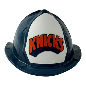 Vintage New York Knicks Firefighter Helmet Bottle Opener Nba Basketball Barware