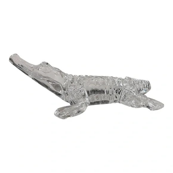 Vintage Waterford Crystal Alligator Figurine / Paperweight For Sale In Richmond - Image 6 of 8
