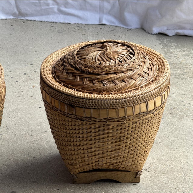 Traditional Indonesian Woven Basket For Sale - Image 18 of 18