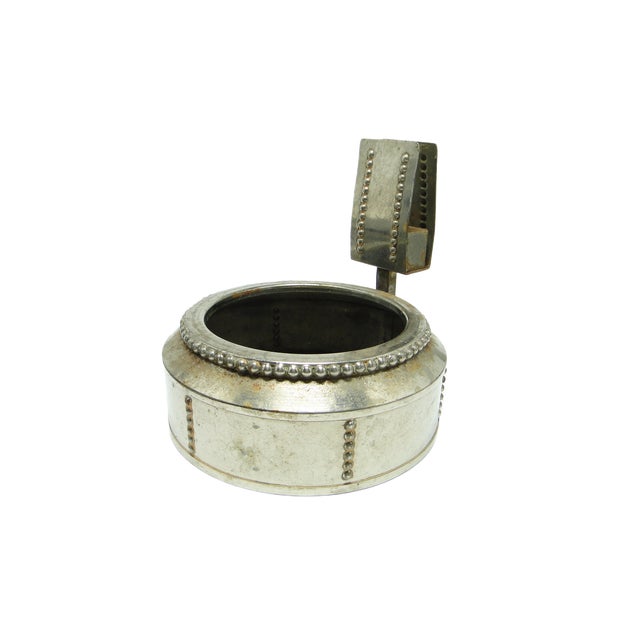 Metal Germann Art Deco Matches Stand, 1920s For Sale - Image 7 of 8