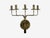 1950s Tommi Parzinger, Candleholder Sconces, Polished Brass, Metal, Usa C. 1955 For Sale - Image 5 of 11