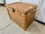 Hollywood Regency Vintage Burnt Rattan Bamboo Trunk For Sale - Image 3 of 5