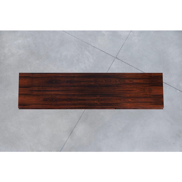 Danish Modern Brazilian Rosewood Credenza by Ib Kofod Larsen For Sale - Image 12 of 14