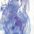 2020s Blue Swirl 2 - Original Blue Abstract Ink Painting on French Linen Paper by Bettina Mauel For Sale - Image 5 of 6