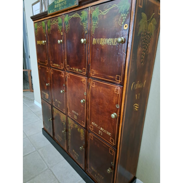 1937 Bourgogne French Wine Locker/Original/One-Of-A-Kind For Sale - Image 10 of 12