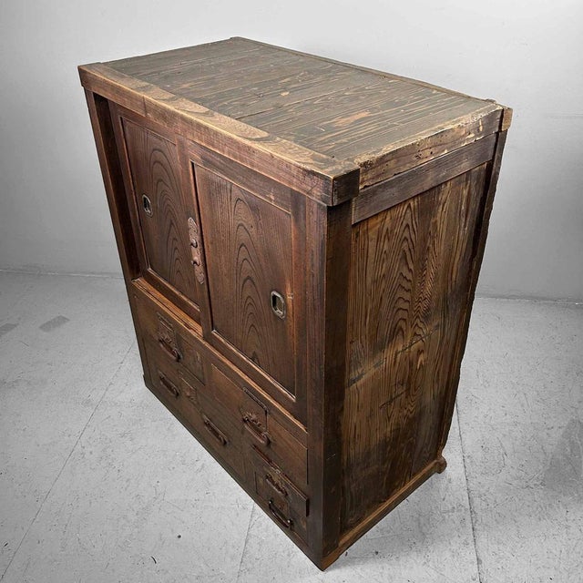 Wooden Store Cabinet, Japan, 1920s For Sale - Image 17 of 18