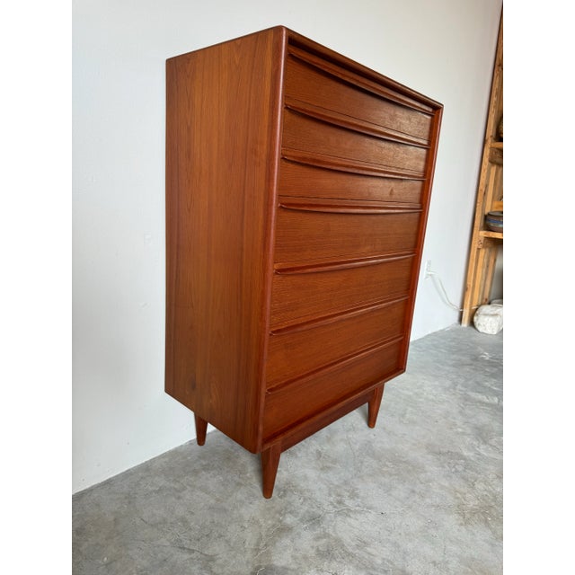 1960's MidCentury Danish Modern Teak Gentleman’s Chest by Svend A