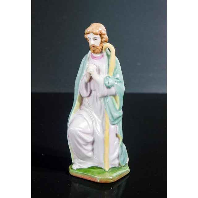 German Porcelain Nativity Scene from Kister, Set of 6 For Sale - Image 11 of 18