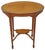 Antique Oval Inlaid Satin Walnut Occasional Table, 1900s For Sale - Image 5 of 9