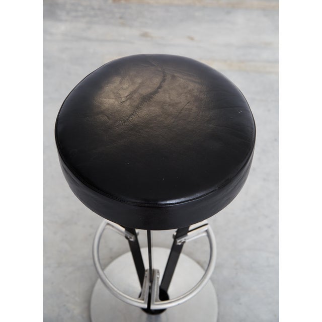 1980s Dry Martini Bar Stool by Pedro Miralles for Akaba, 1980s, Set of 4 For Sale - Image 5 of 14