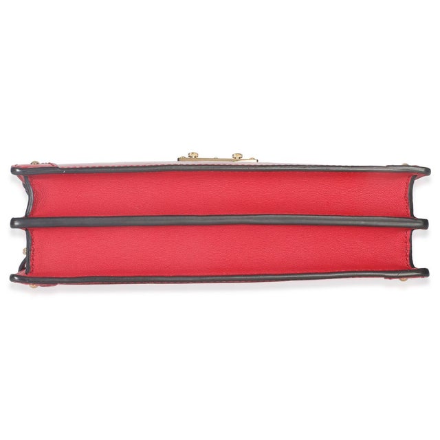 2020s Cherry Monogram Vernis Trunk Clutch Bag For Sale - Image 5 of 9