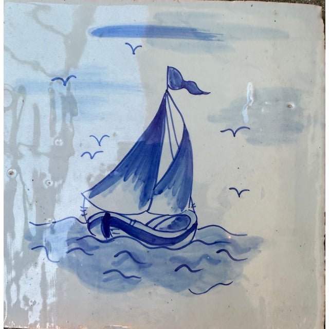 Rustic European Lot of 8 Delft Tiles For Sale - Image 3 of 10