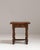 1970s 1970s French Chestnut Brown Oak Side Table with Single Drawer For Sale - Image 5 of 15