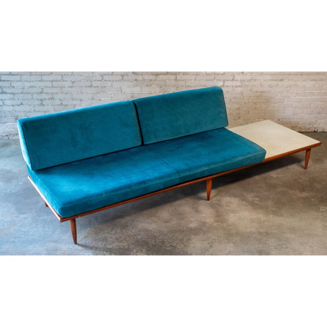 1950s Mid-Century Modern Adrian Pearsall Attr. Walnut Daybed For Sale - Image 10 of 18