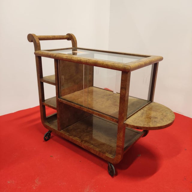 Serving Bar Cart, 1920s For Sale - Image 4 of 4