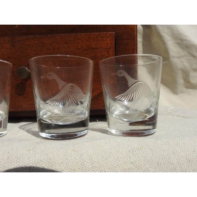 Mid-Century Mahogany Tantalus Set- 6 Pieces For Sale In Nashville - Image 6 of 11