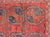 Red Early 20th Century Hand-Knotted Turkomen Ersari Rug in Wool With Gul Design in Red, Orange and Blue For Sale - Image 8 of 13