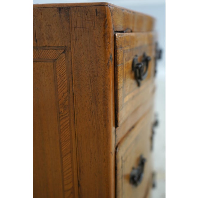 Italian Continental 19th Century Inlaid 3 Drawer Olivewood Chest For Sale - Image 15 of 16