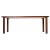 Mid-Century Modern Long and Narrow Modern Minimalist Rosewood Dining Table For Sale - Image 3 of 13