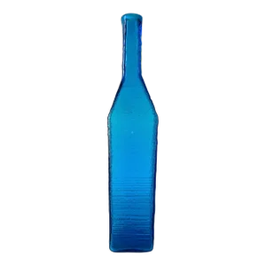 1962 Vintage Blenko Glass Decanter Bottle Model 6225l by Wayne Husted