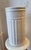 Weller Pottery Antique White Umbrella Stand in Glazed Pottery/Earthenware For Sale - Image 4 of 10