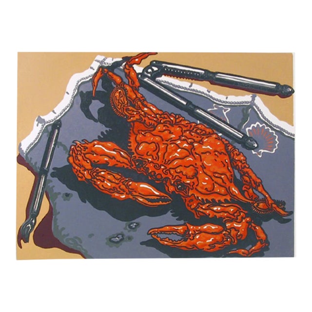 Jack Beal, Blue Crab, Silkscreen For Sale