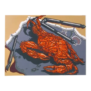 Jack Beal, Blue Crab, Silkscreen