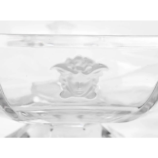 Versace For Rosenthal Medusa Crystal Bowl For Sale - Image 11 of 13