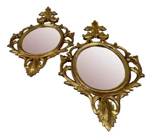 Antique Mirrors, Set of 2