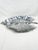 Vintage Sculptural Silver Pewter Leaf Platter For Sale In New Orleans - Image 6 of 9