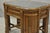 Brown Vintage Hollywood Regency Bentwood Rattan Glass Top Beach House Side Table For Sale - Image 8 of 11