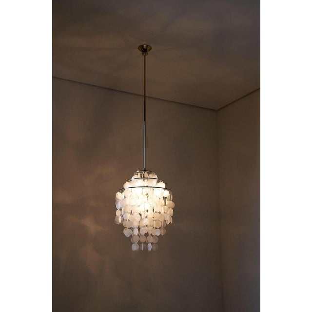 FUN 1 DM Shell Pendant Light by Verner Panton for S.A. Madrid, Spain, 1970s For Sale - Image 8 of 11