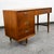 Mid Century Modern Desk Bp John Metal 4 Drawer Walnut Vintage Floating Kneehole For Sale In Sacramento - Image 6 of 9