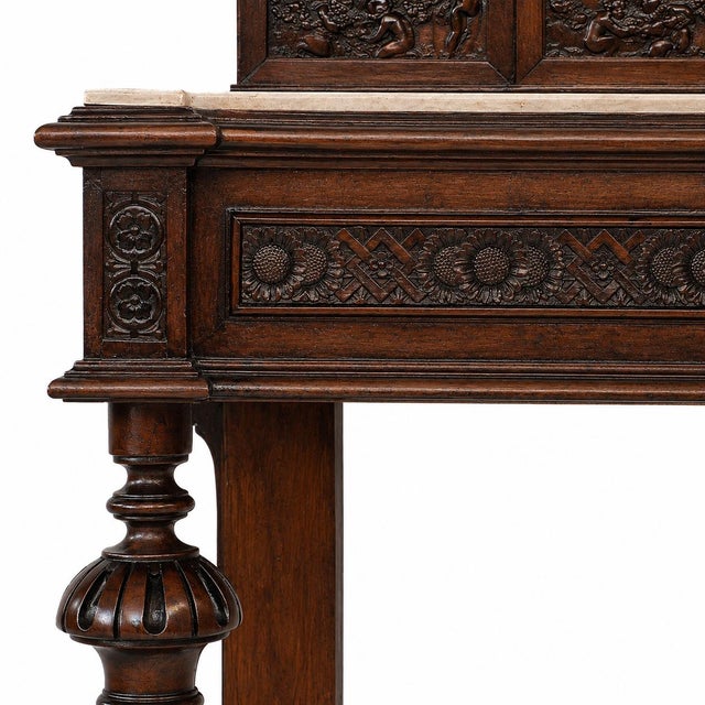 19th Century Art Nouveau Venetian Console & Mirror from Testolini e Salviati For Sale - Image 12 of 18