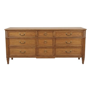 Vintage Kindel 9 Drawer Dresser For Sale