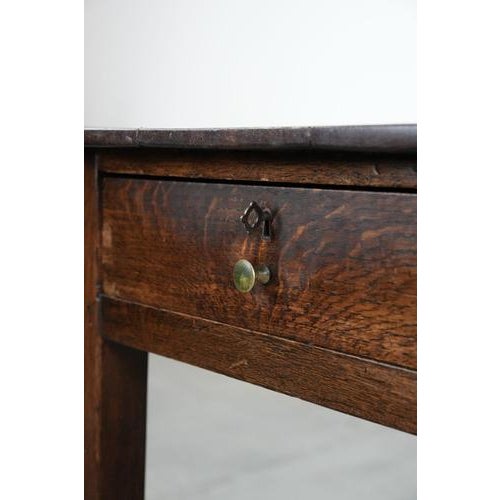 Antique English Drop-Leaf Dining Table in Oak, 1800s For Sale - Image 11 of 13