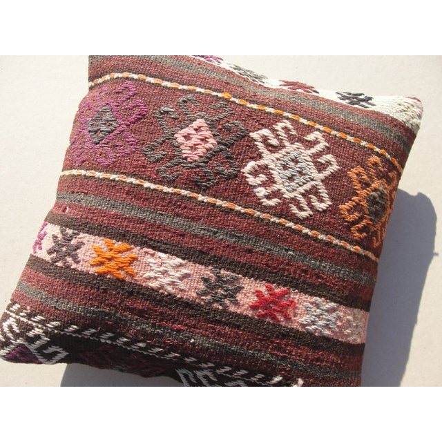 Kilim Rug Pillow Cover For Sale - Image 4 of 8
