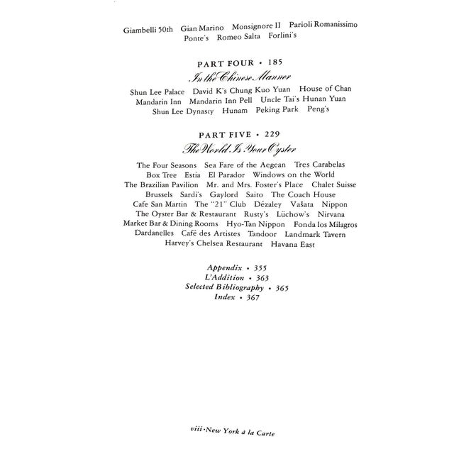 Traditional "New York a La Carte: Cooking With the Great Chefs" 1975 Jacobs, Jay For Sale - Image 3 of 12