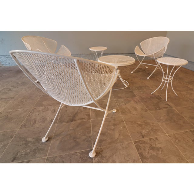 Salterini "Radar" Atomic Lounge Set, Mid-Century Modern, C. 1955–1965, Attributed, 6 Pieces For Sale - Image 13 of 18