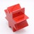Modern 1970s "Hsing" Vase Designed by Ettore Sottsass Red For Sale - Image 3 of 4