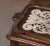 Early 20th Century French Art Populaire Walnut and Glass Serving Tray For Sale - Image 11 of 12