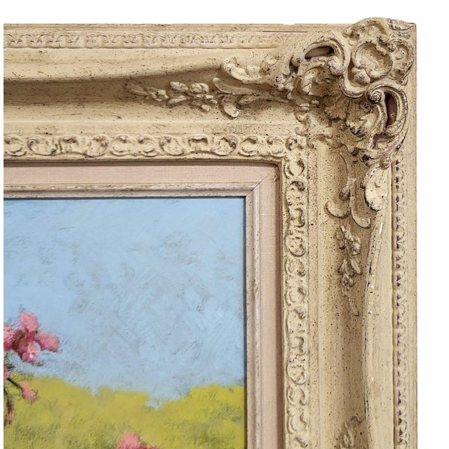 Vintage American 20th C Framed Oil Painting Martha's Vineyard Flowers Still Life For Sale - Image 9 of 15
