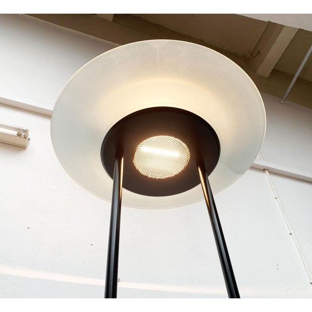 Metal Vintage Italian Floor Lamp, 1980s For Sale - Image 7 of 18